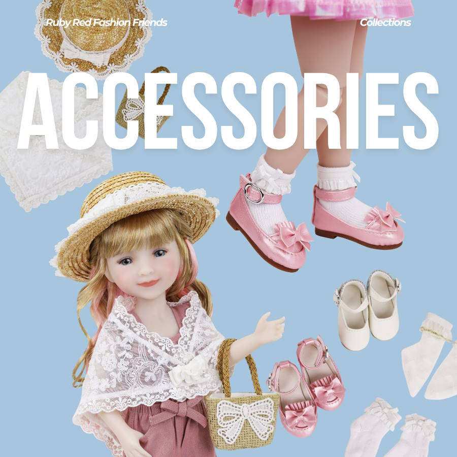 Tenue Complète Pour Poupée Ruby Red Fashion Friends - Fait Main, 36 Cm