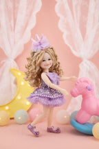 Birthday Siblies (V2- Fair Skin, Purple Dress)
