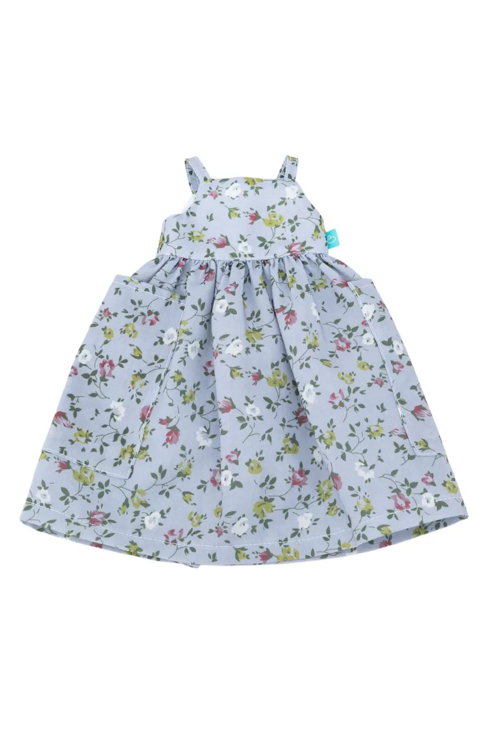 Floral dress on a white background