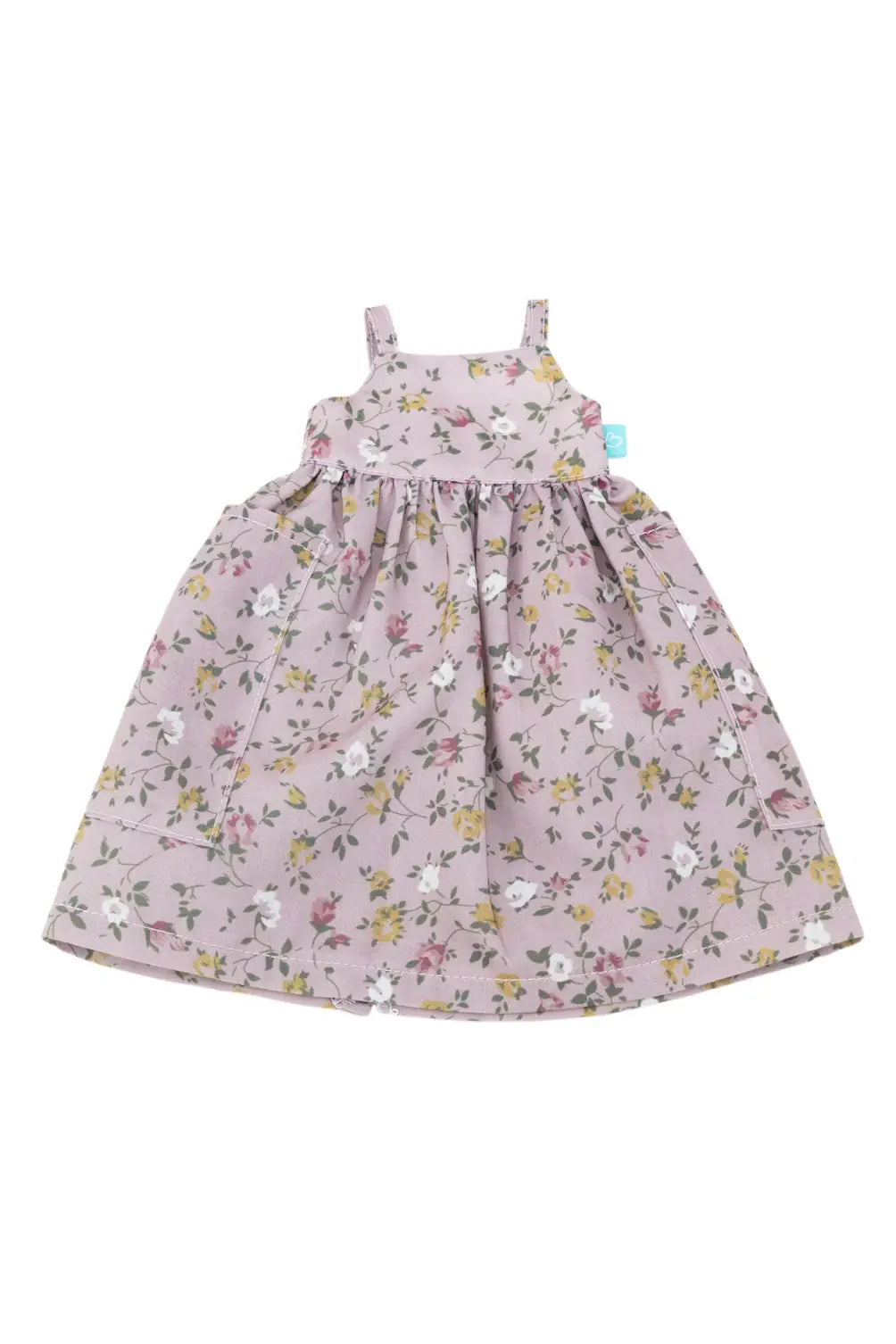 Floral dress on a white background