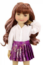 Jolie en violet - Tenue