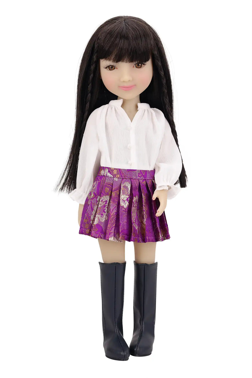 Jolie en violet - Tenue