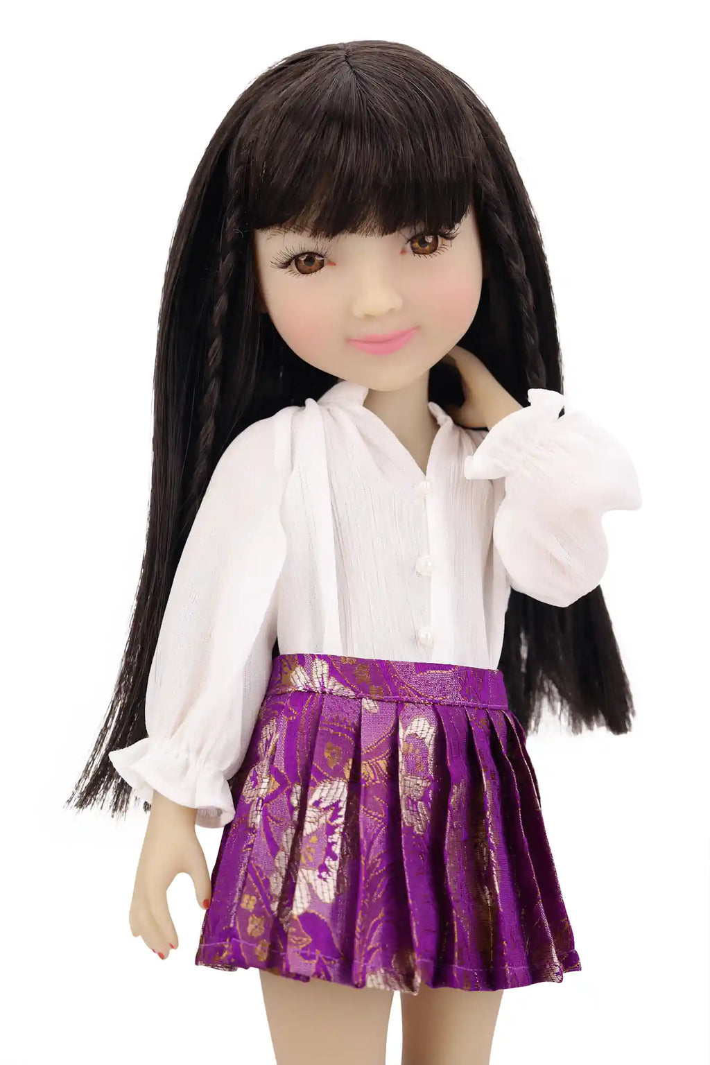 Jolie en violet - Tenue