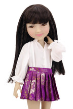 Jolie en violet - Tenue