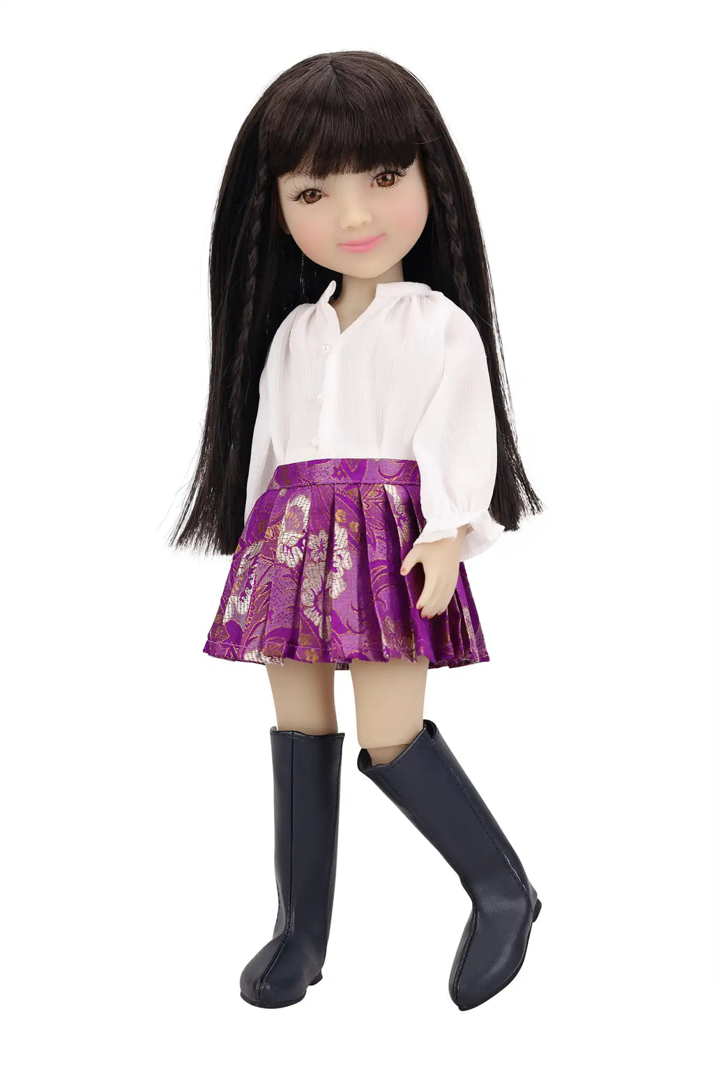 Jolie en violet - Tenue