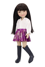 Jolie en violet - Tenue