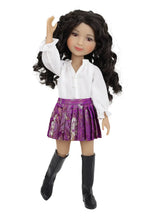Jolie en violet - Tenue