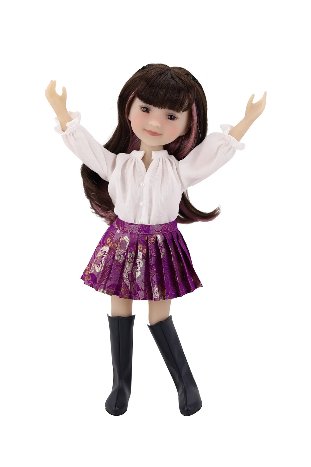 Jolie en violet - Tenue