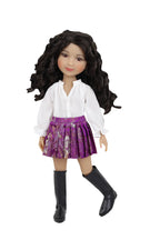Jolie en violet - Tenue