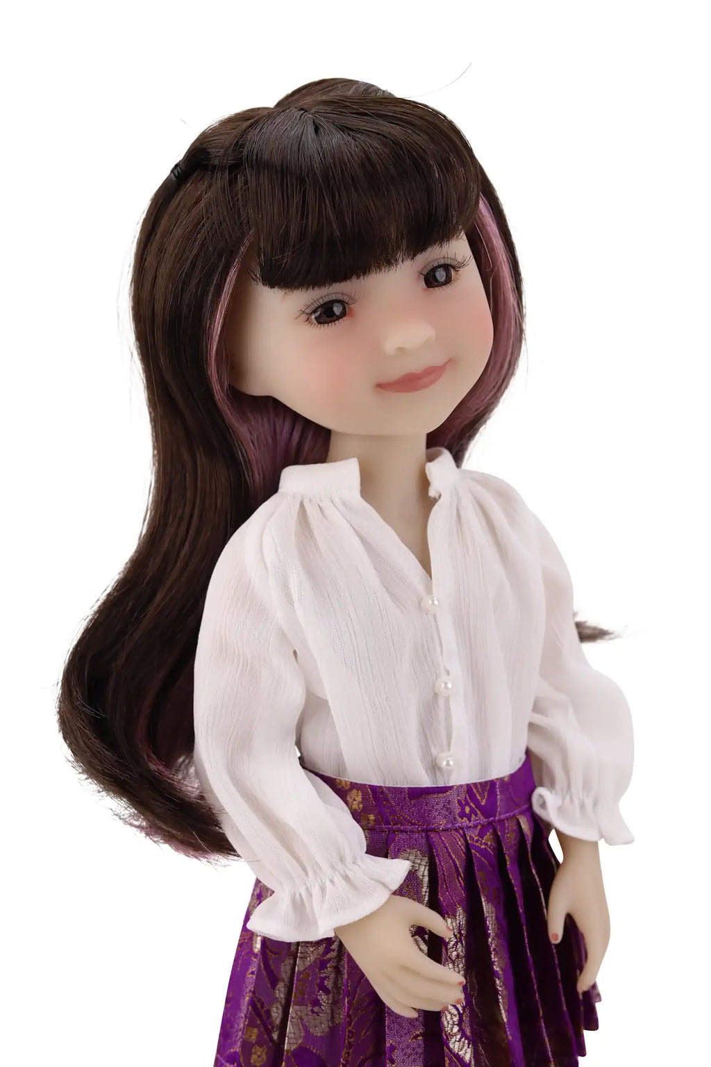 Jolie en violet - Tenue