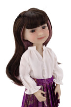 Jolie en violet - Tenue