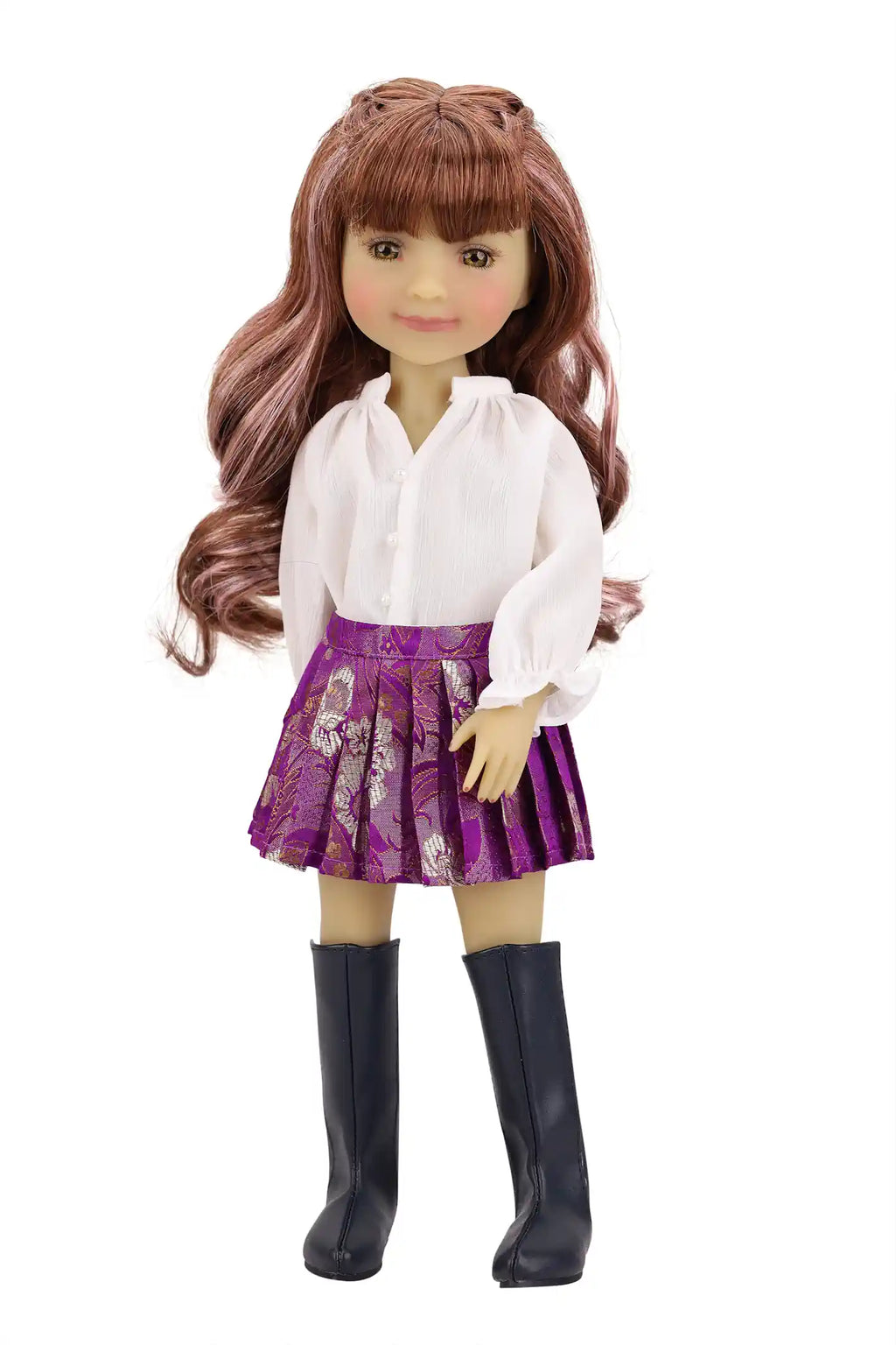 Jolie en violet - Tenue
