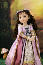 Princess Zora doll in a detailed dress with a fantasy-themed background