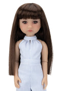 Sleek Straight Fringe Wig for 14.5" Ruby Red Fashion Friends Dolls