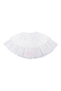 A Tulle Tutu Skirt for Jolli Buddies Doll in White Color