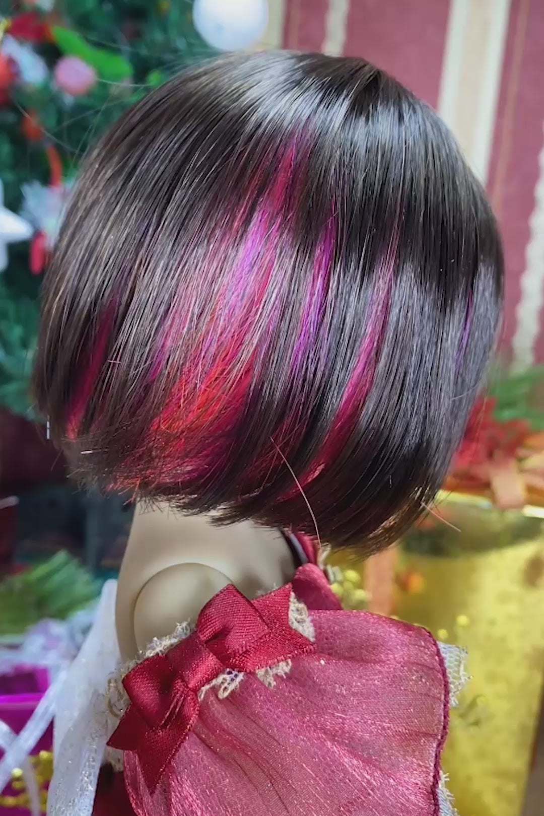 Holiday Bella_hair color demo